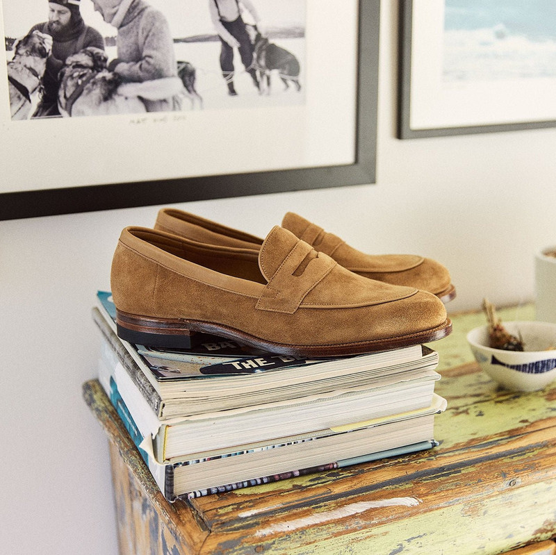 Bristol - Peanut Papillon Calf Suede 8