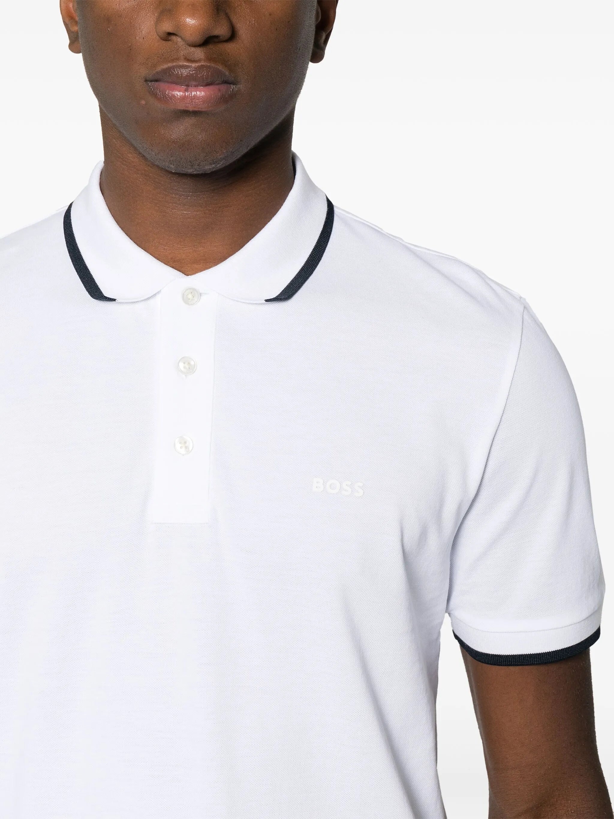 Logo-rubberised Cotton Polo Shirt - 4