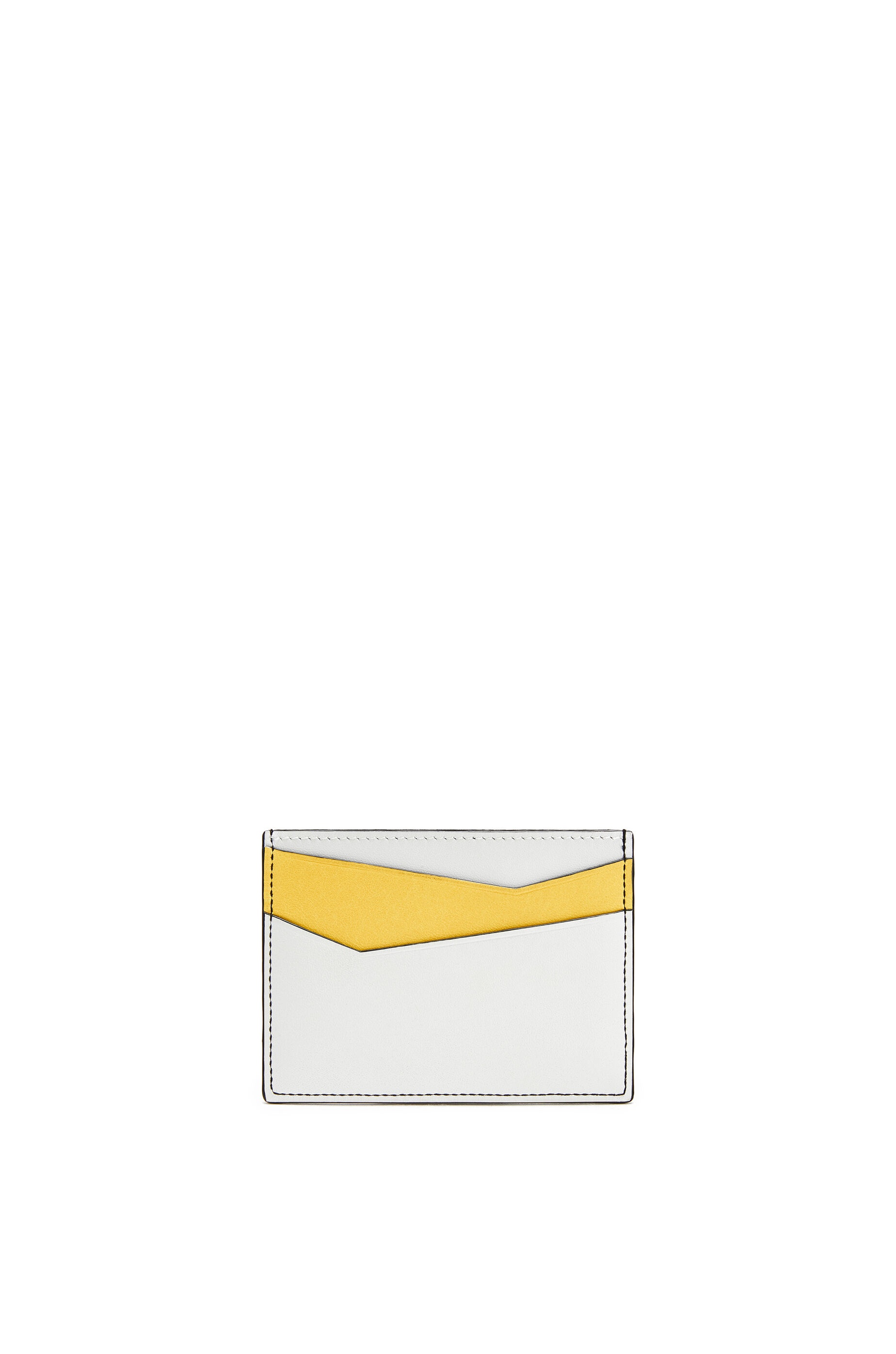 Puzzle plain cardholder in classic calfskin - 2