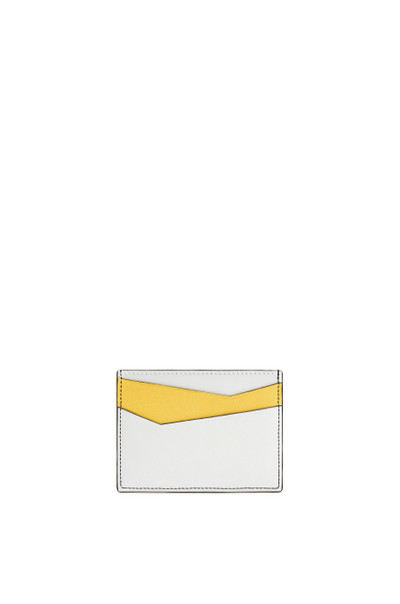 Loewe Puzzle plain cardholder in classic calfskin outlook