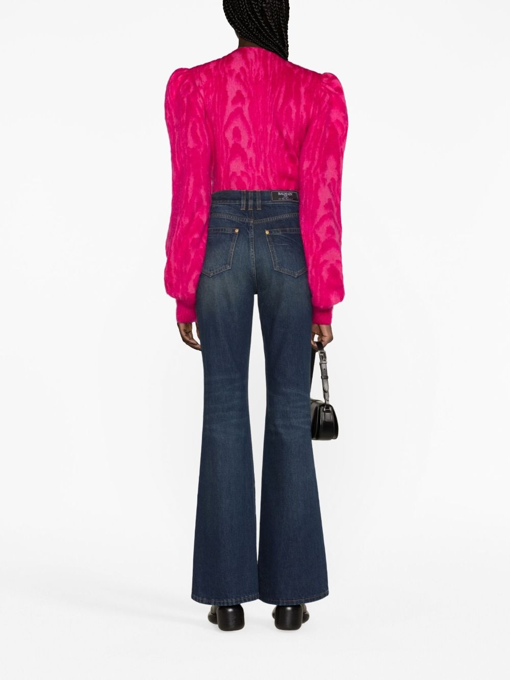 high-rise flared jeans - 4