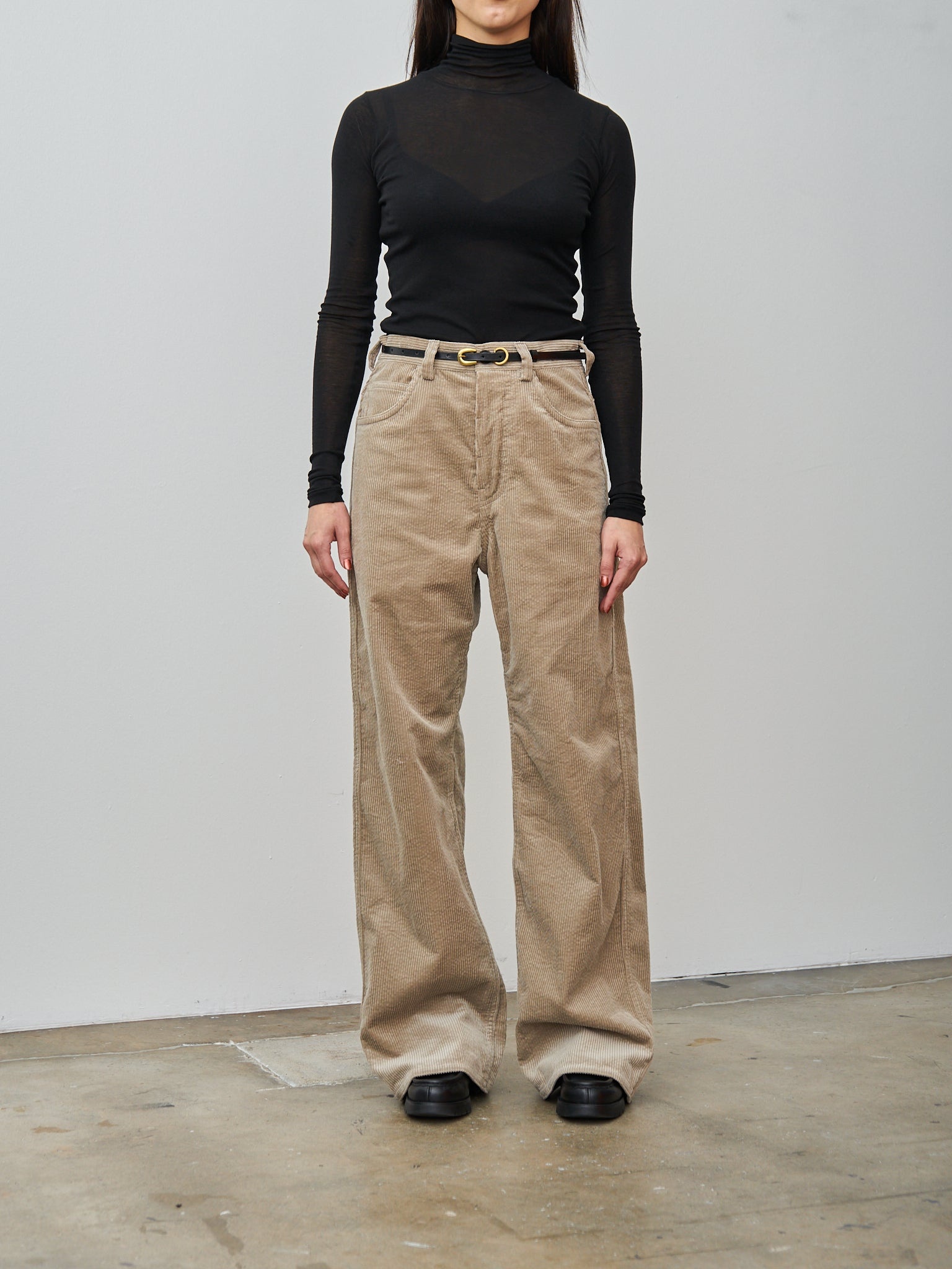 Pavia Corduroy Trouser - Sand - 5