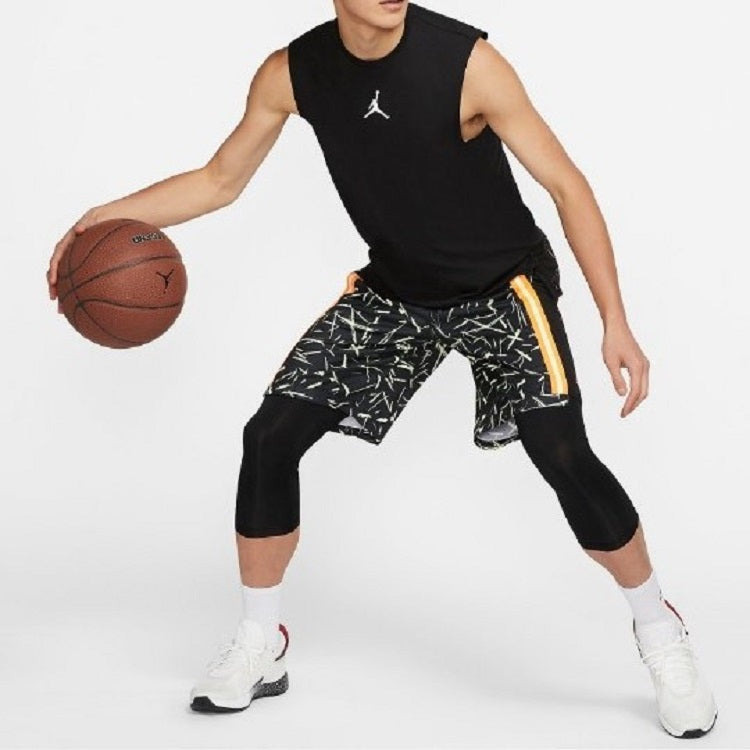 Air Jordan Basketball Training Sports Sleeveless Vest Black CJ4576-010 - 3