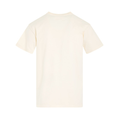 Maison Margiela Faded Logo Relaxed Fit T-Shirt in Ivory outlook