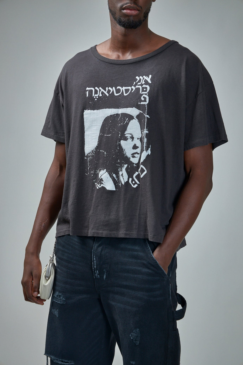 Enfants Riches Déprimés Christiane F Faded Black T-Shirt outlook