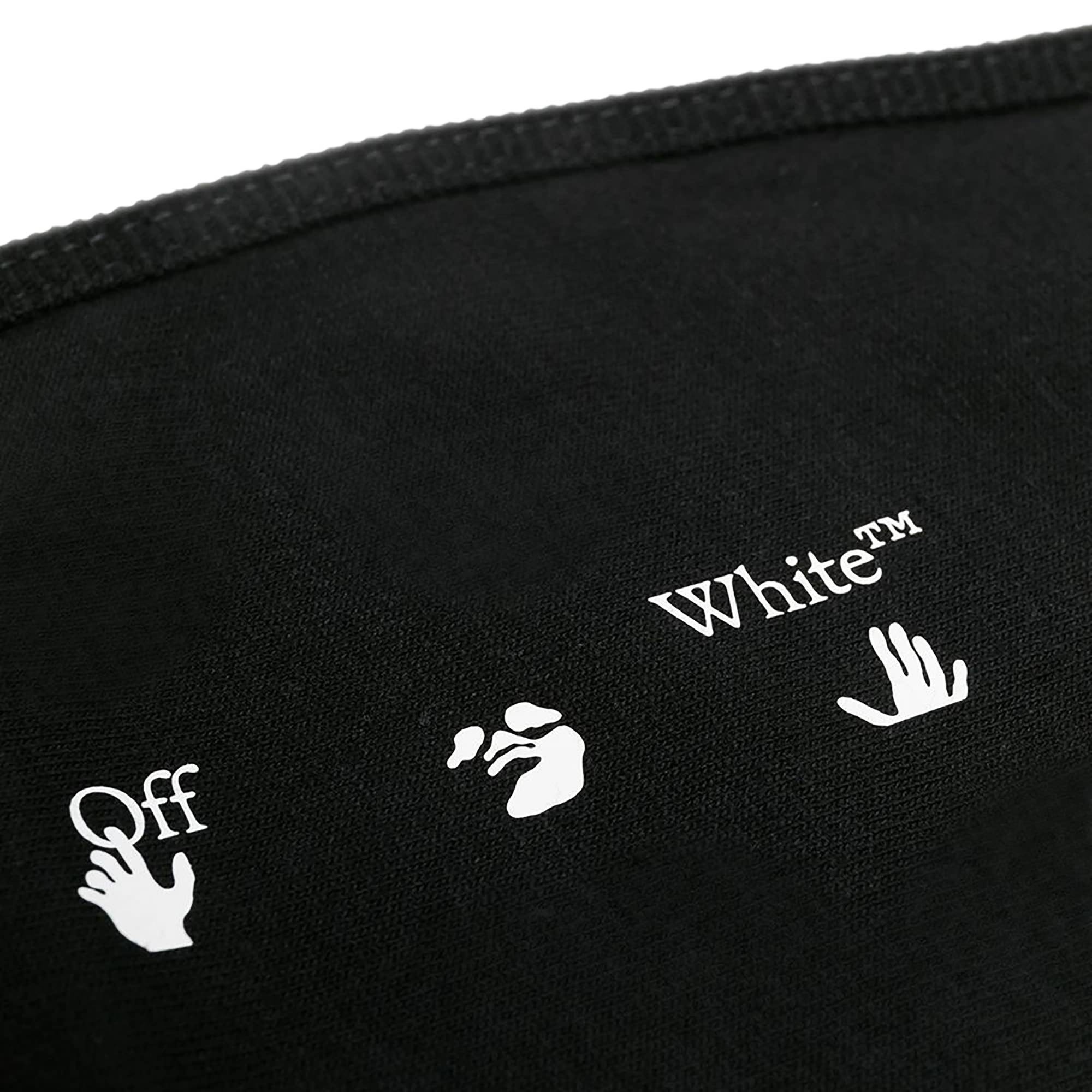 Off-White Logo Mask 'Black/White' - 3