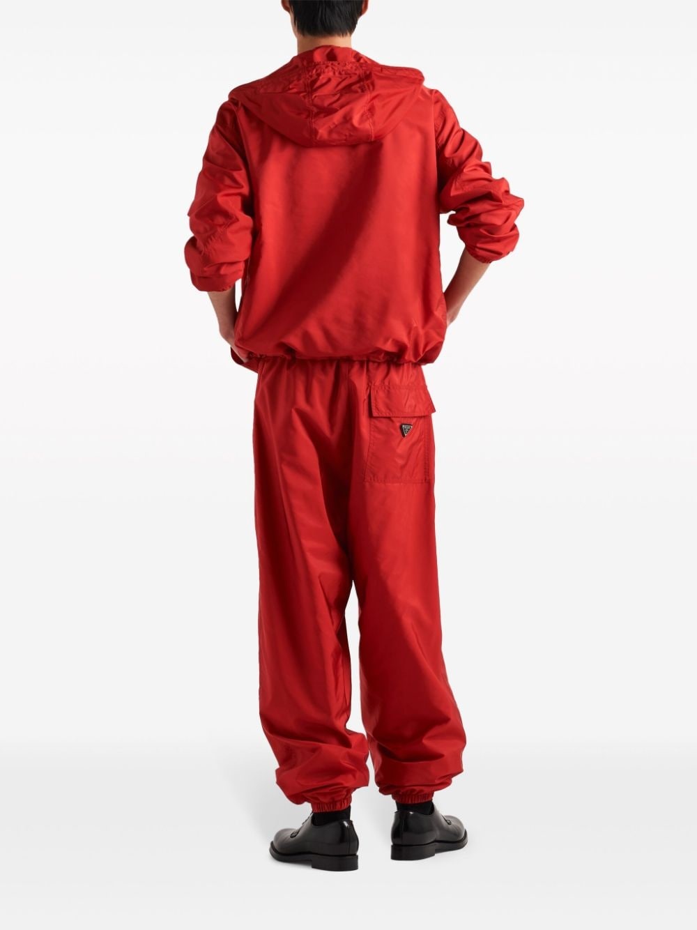 enamel-logo hooded jacket - 3