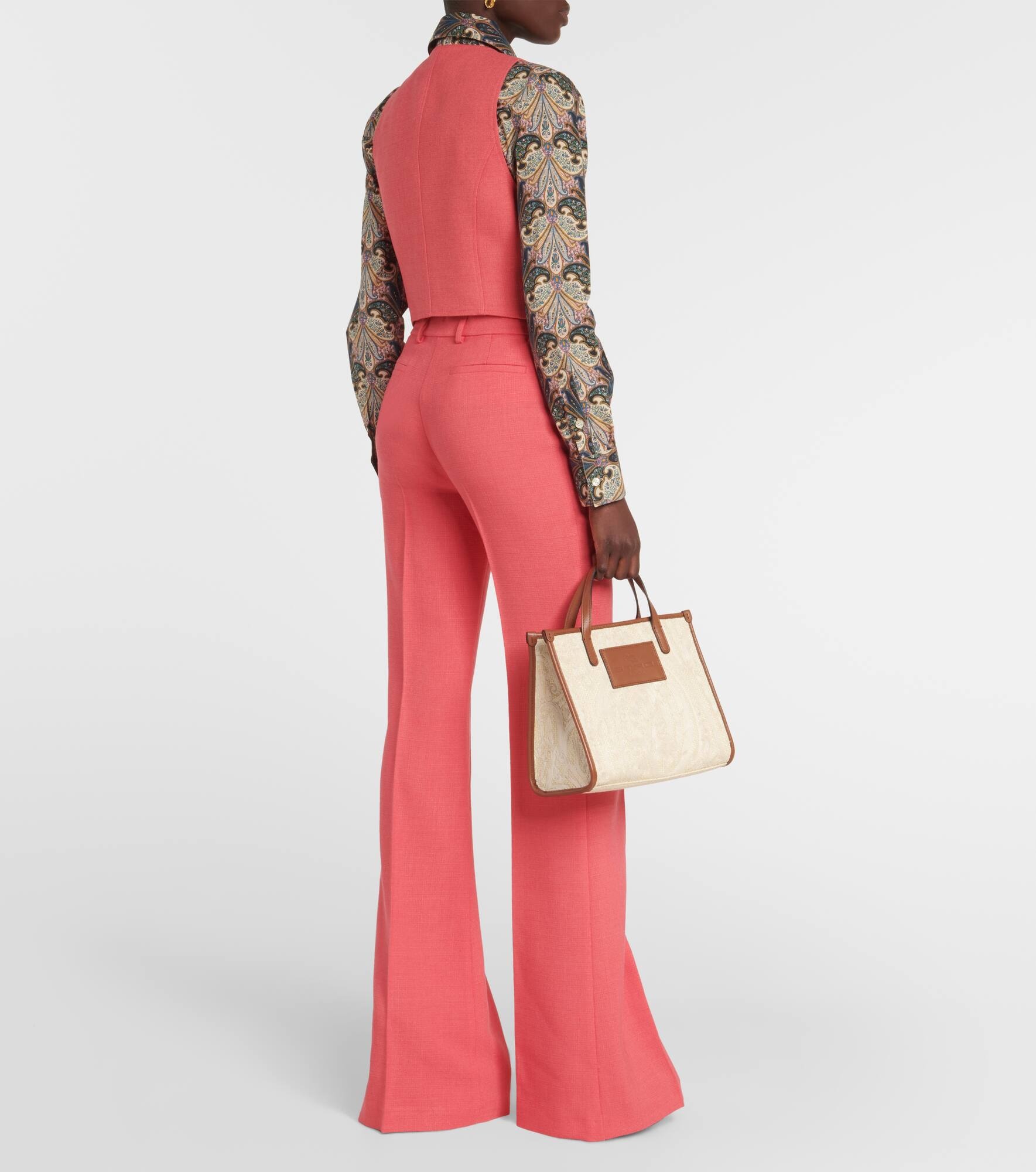 High-rise flared pants - 3