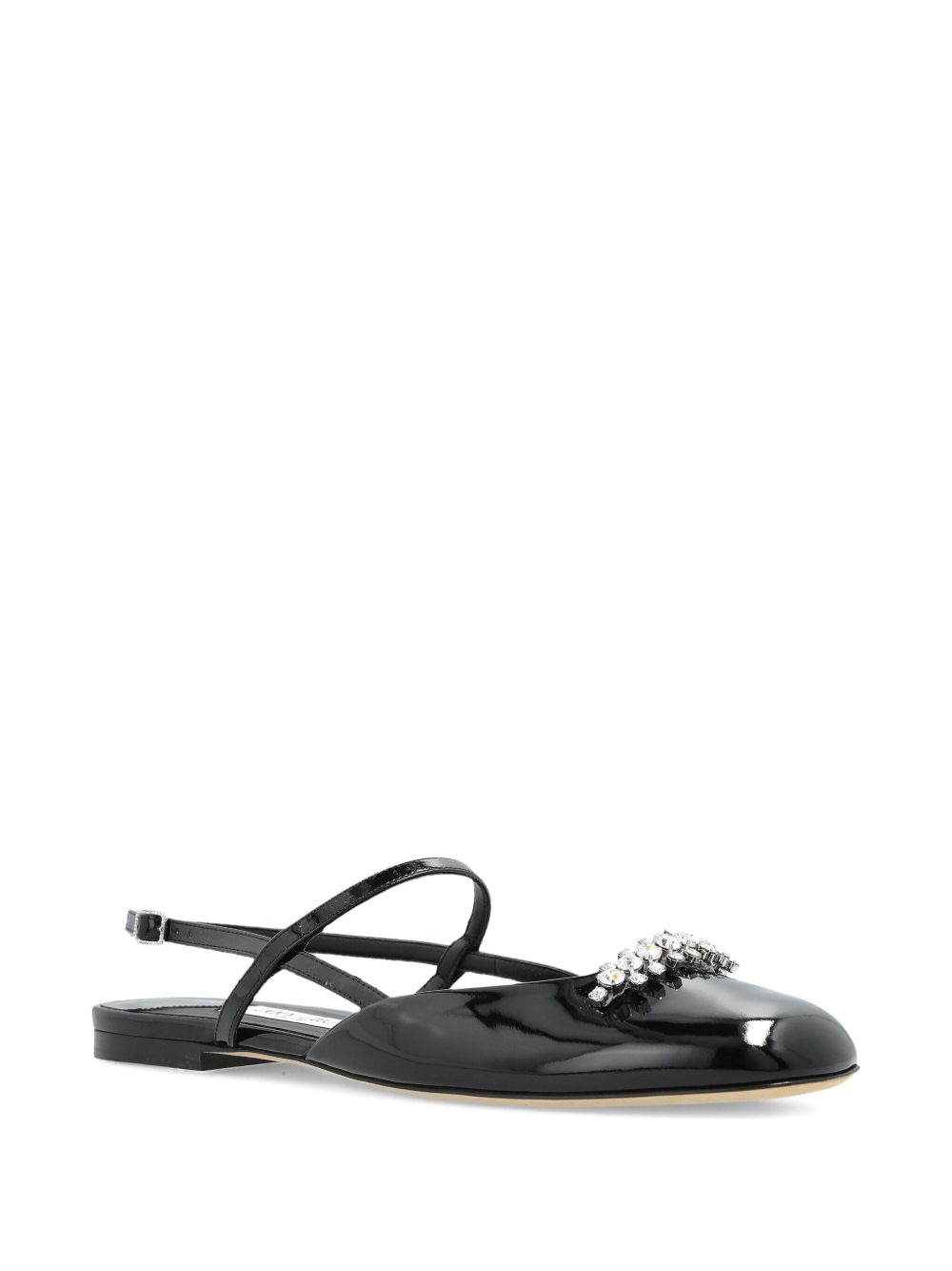 crystal-embellished slingback pumps - 2
