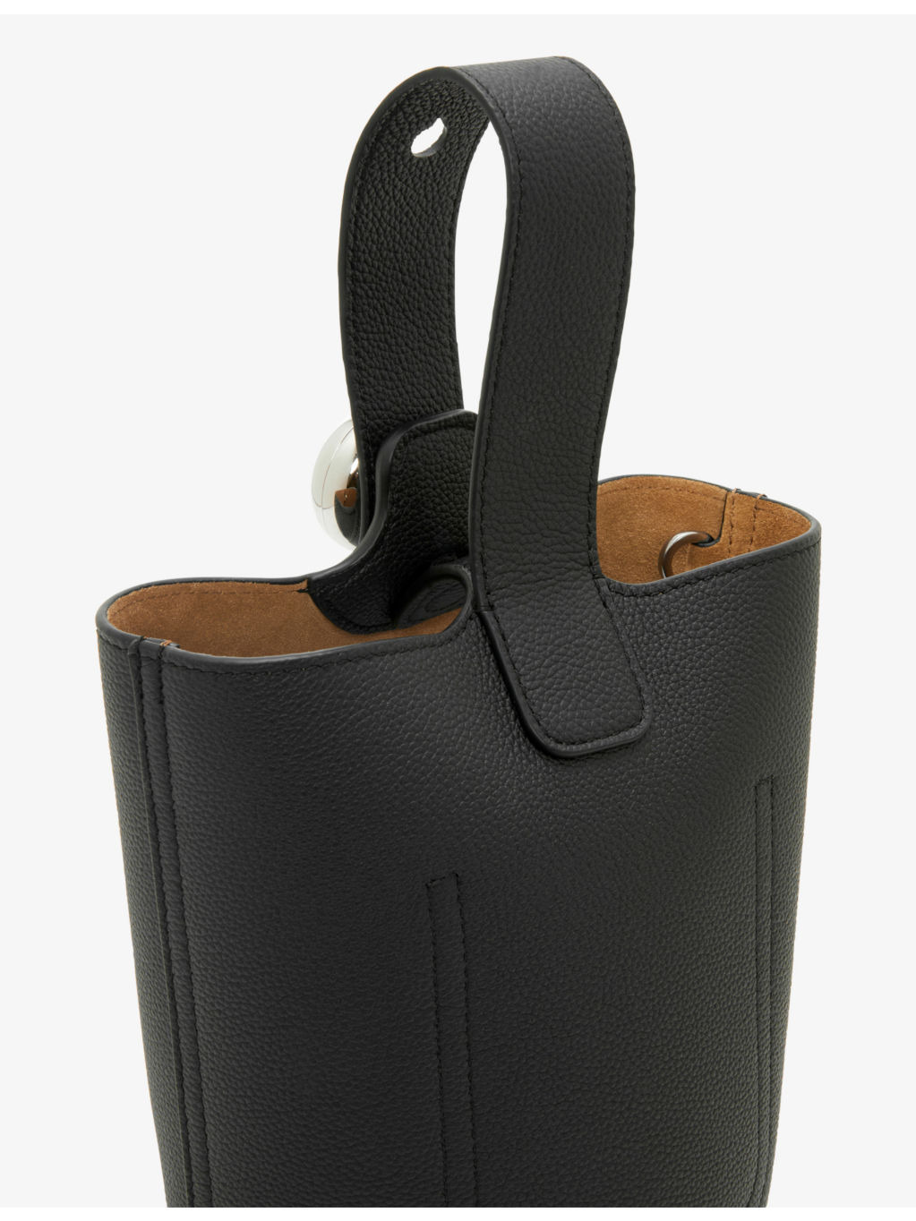 Pebble mini leather bucket bag - 9
