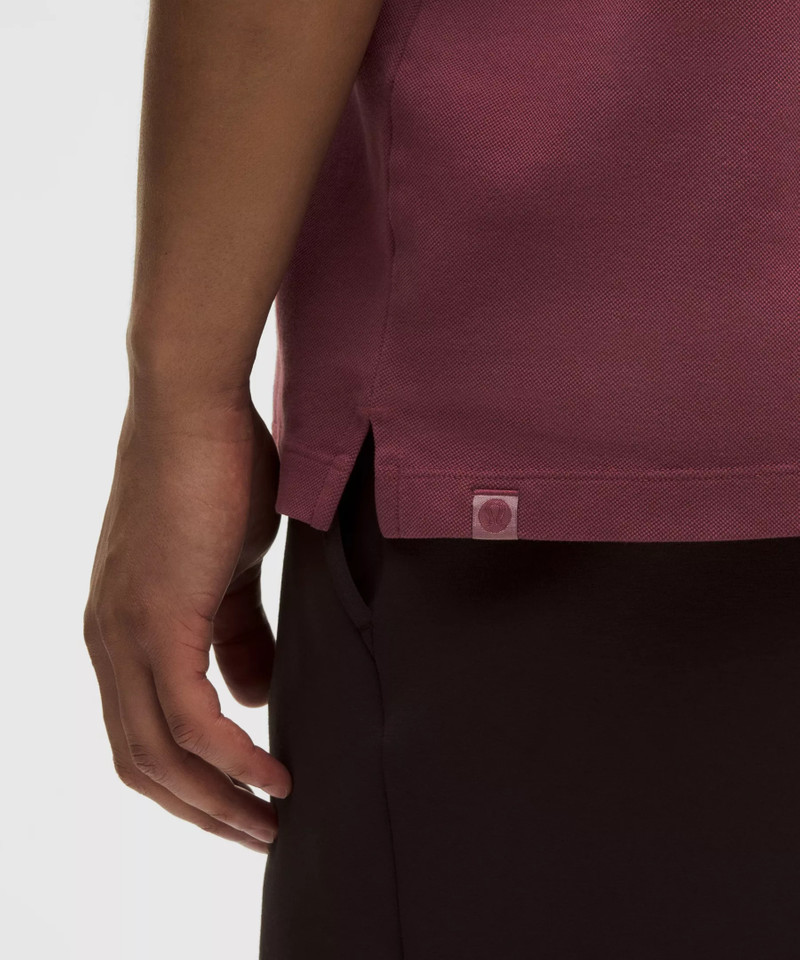 Cotton Pique Short-Sleeve Polo Shirt 5