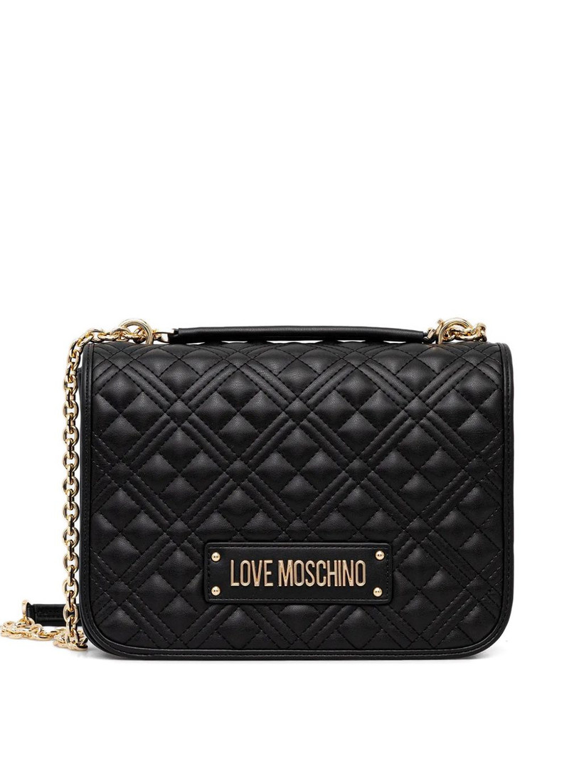 quilted logo crossbody bag 1