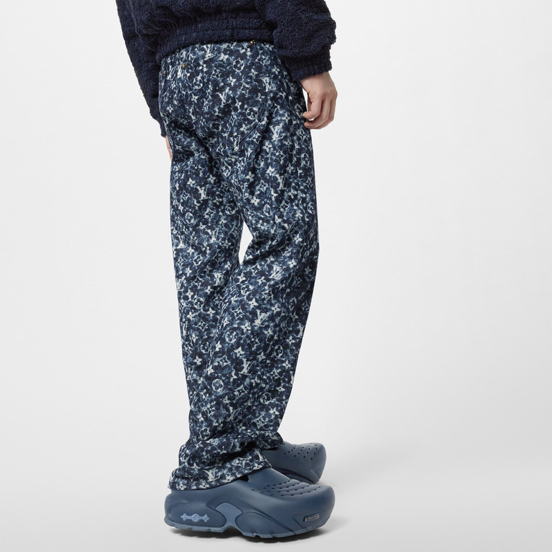 Monogram Denim Pants 5