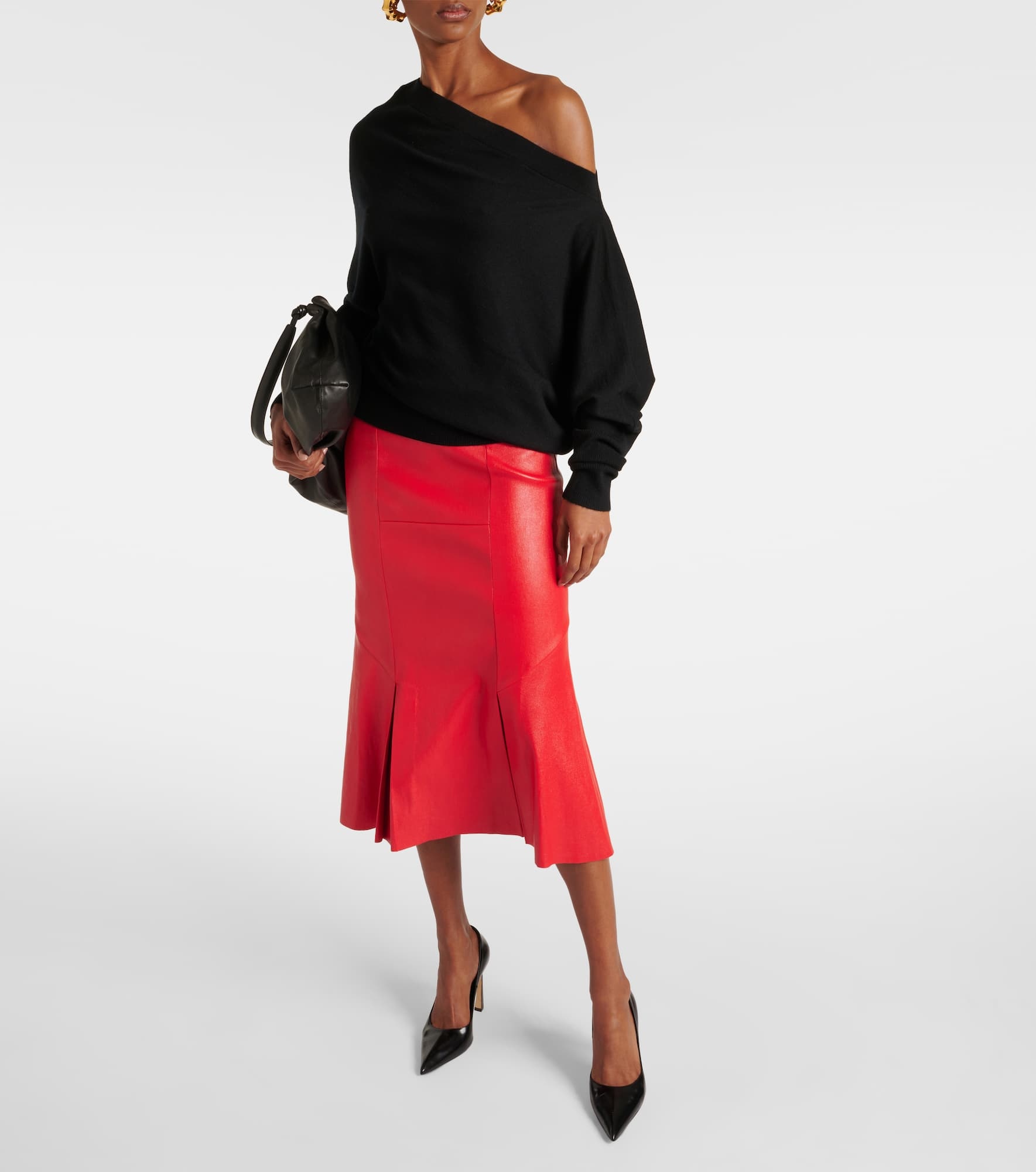 Grainge off-shoulder cashmere sweater - 2