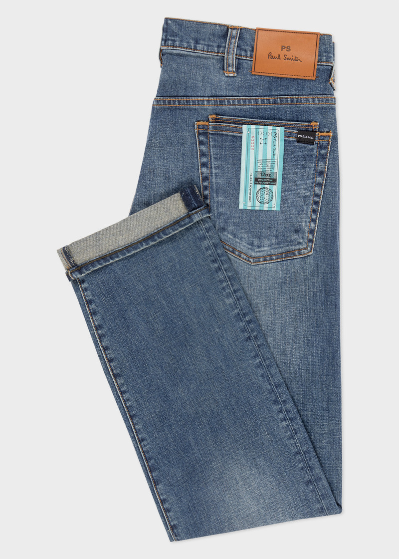 Paul Smith 11.8oz 'Crosshatch Stretch' Jeans outlook