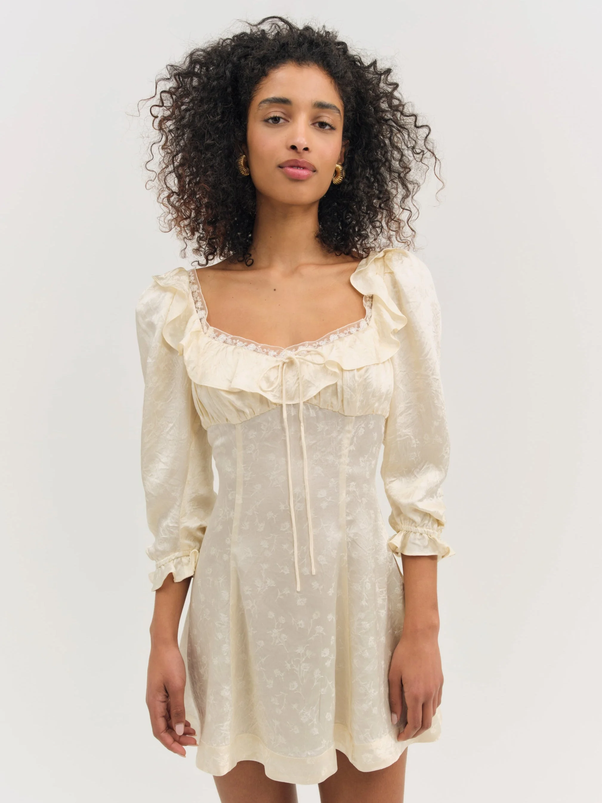 Carla Jacquard Mini Dress - 1