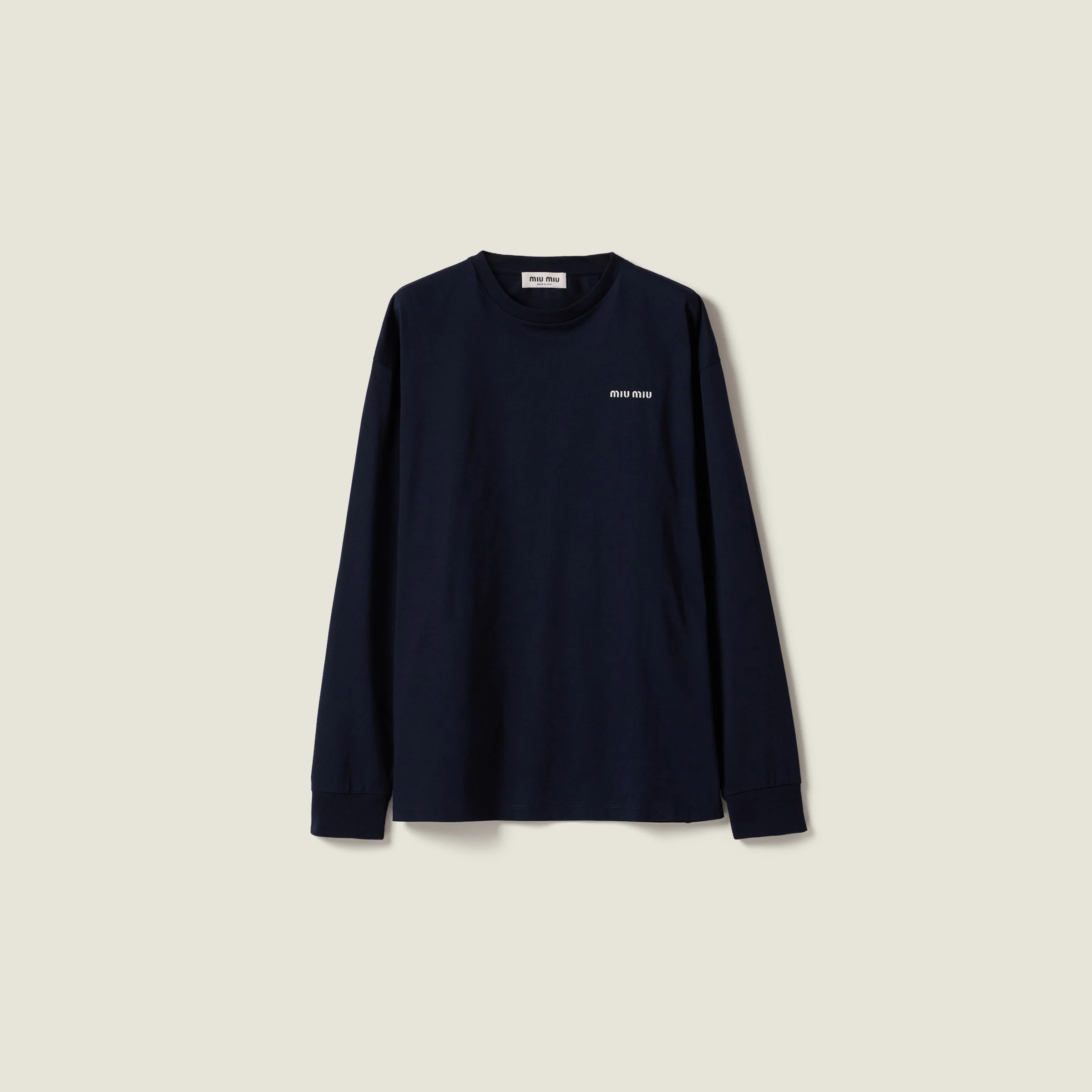 Long-sleeved jersey T-shirt - 1