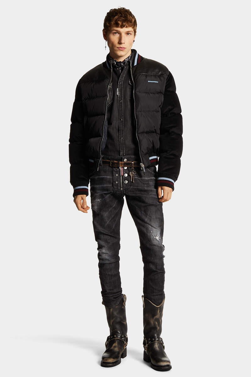 MIXED PUFFER BOMBER - 6