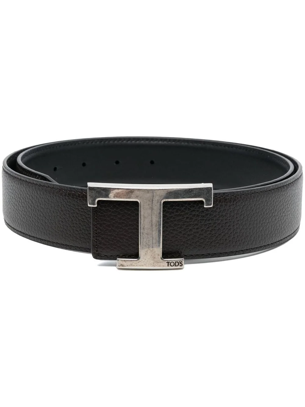 T-logo buckle belt - 1
