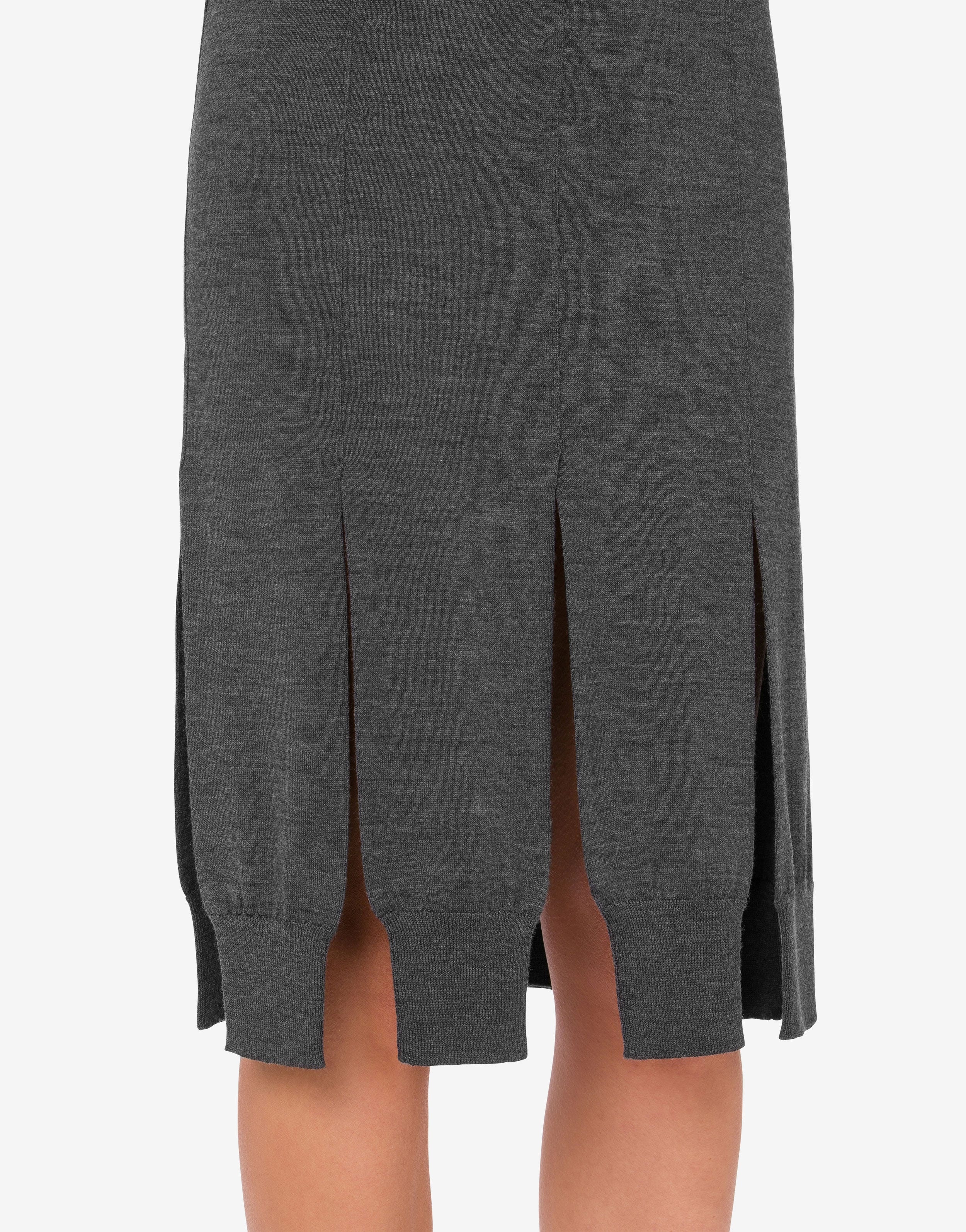EXTRAFINE MERINO WOOL DRESS - 4