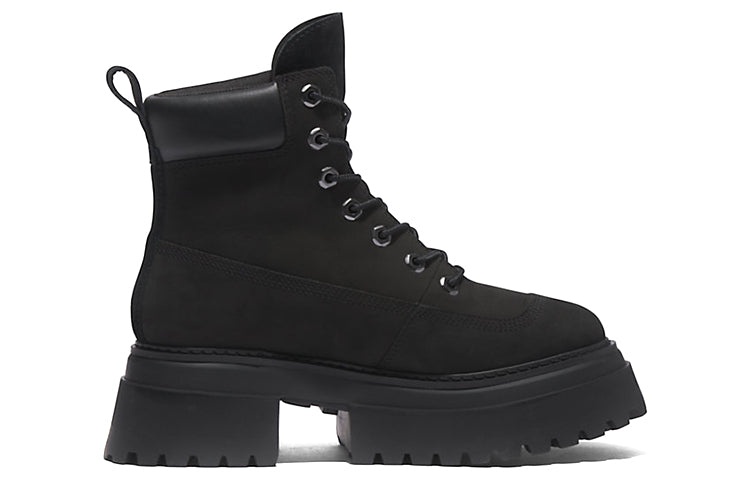 (WMNS) Timberland Sky 6 Inch Lace Up Boots 'Black Nubuck' A428J001 - 2