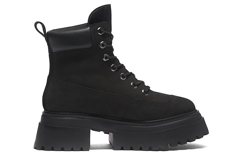 Timberland (WMNS) Timberland Sky 6 Inch Lace Up Boots 'Black Nubuck' A428J001 outlook