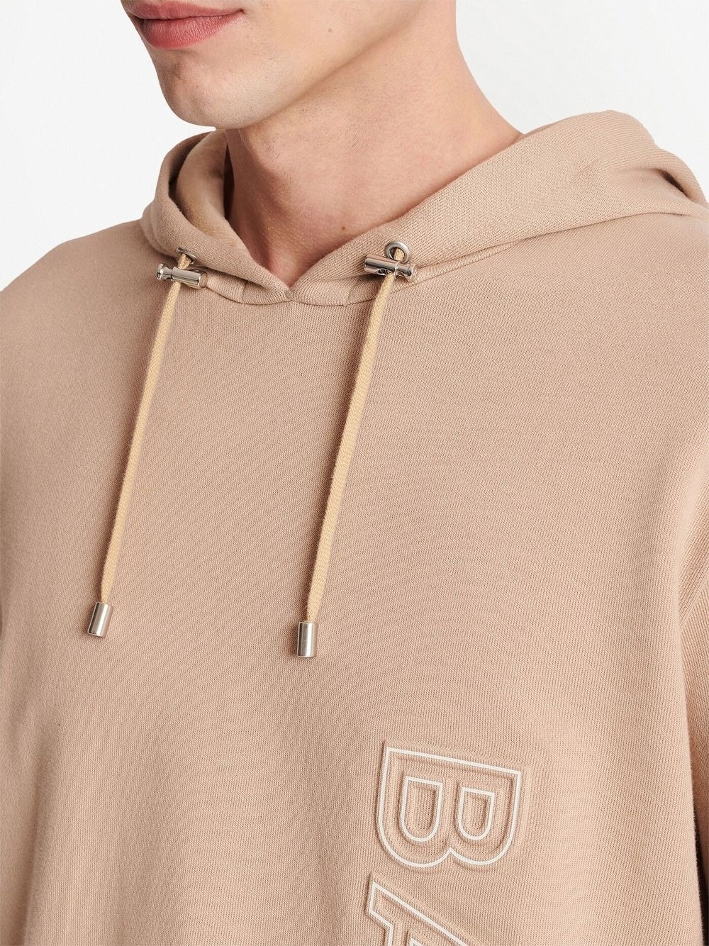 logo-embossed hoodie - 6