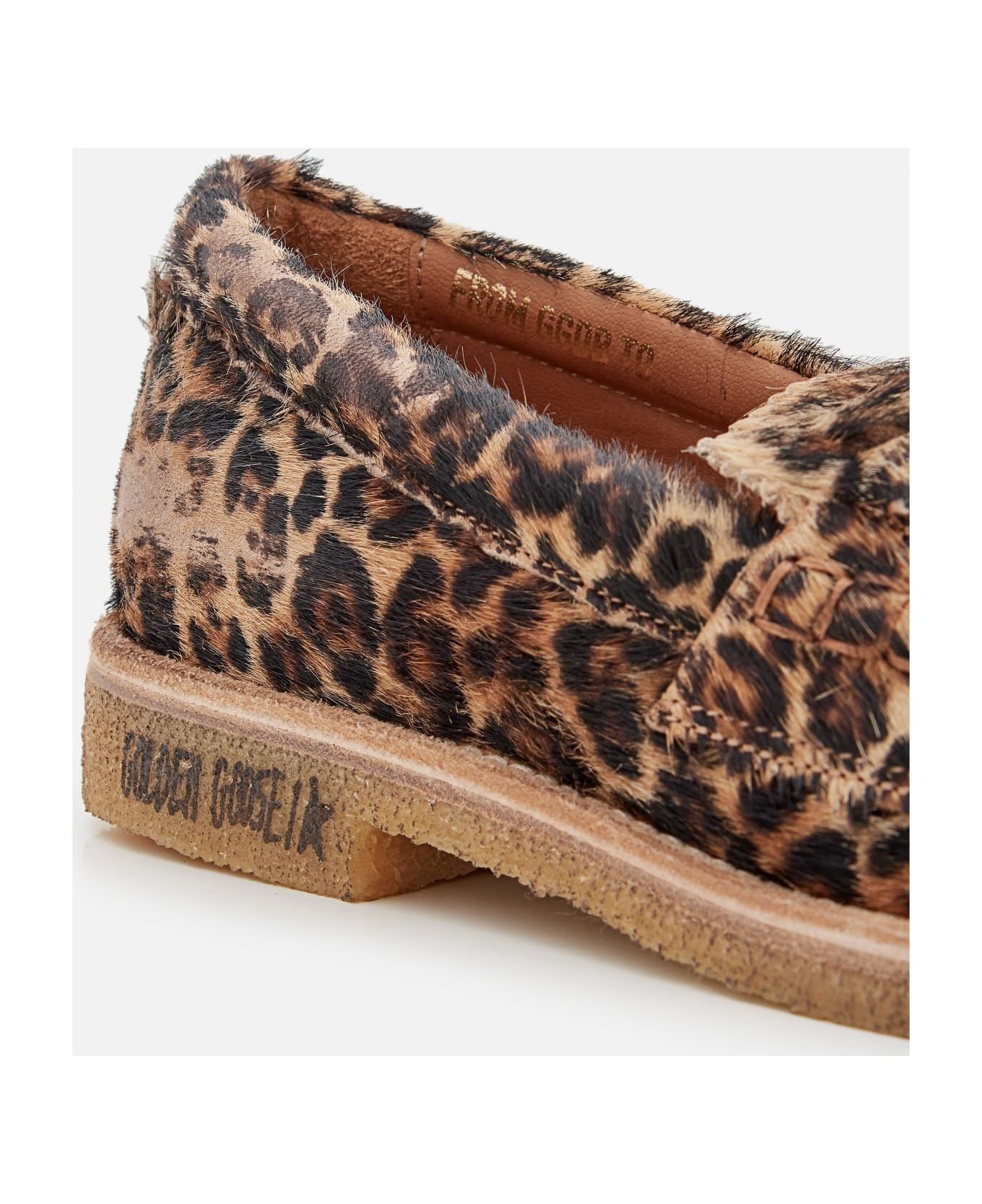 Jerry Leopard Print Horsy Leather Loafers - 4