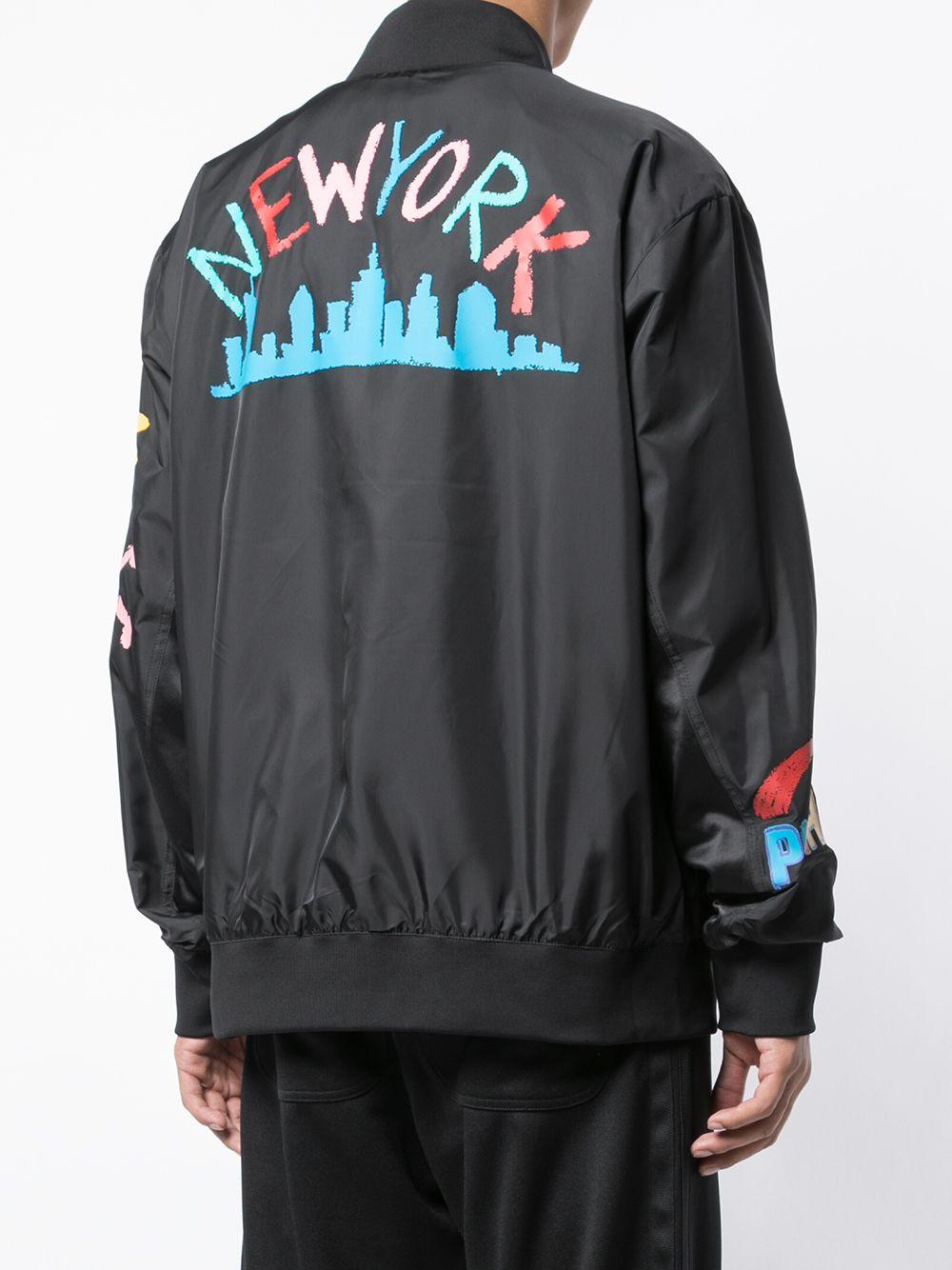 Skull print bomber jacket - 4