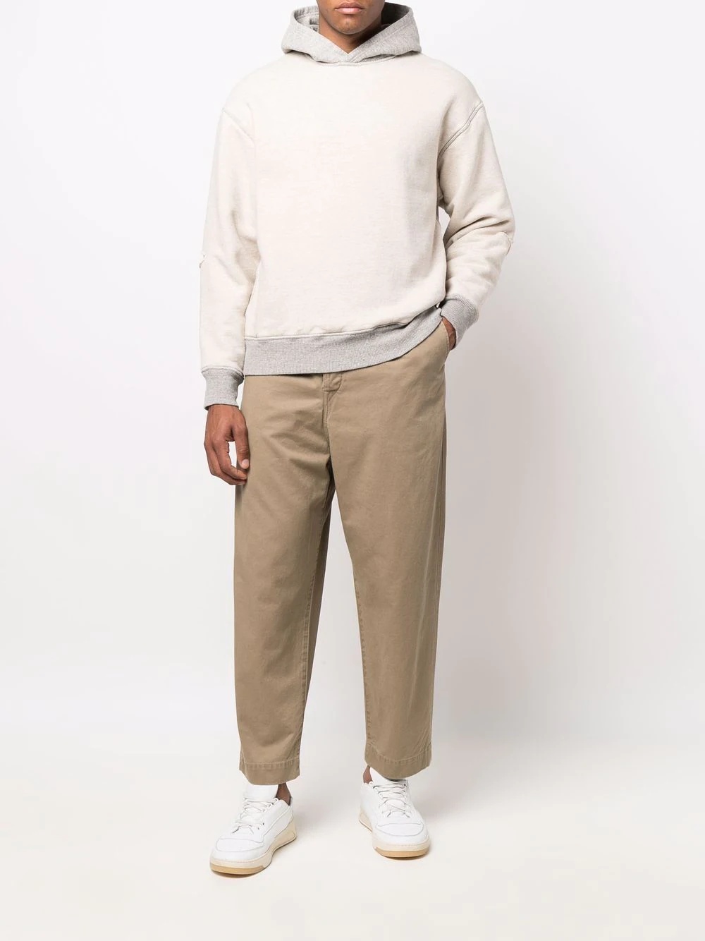 straight-leg chino trousers - 2