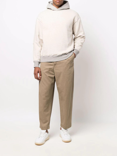 Kapital straight-leg chino trousers outlook