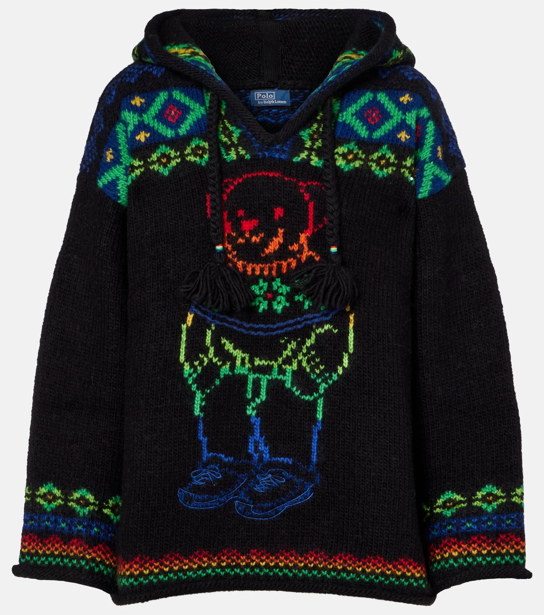 Hooded wool sweater - 1