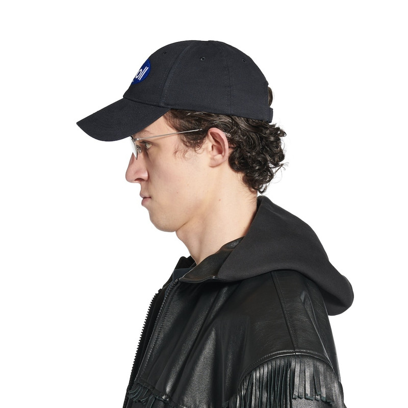 Men's Balenciaga I Scholl Cap in Black Faded 6