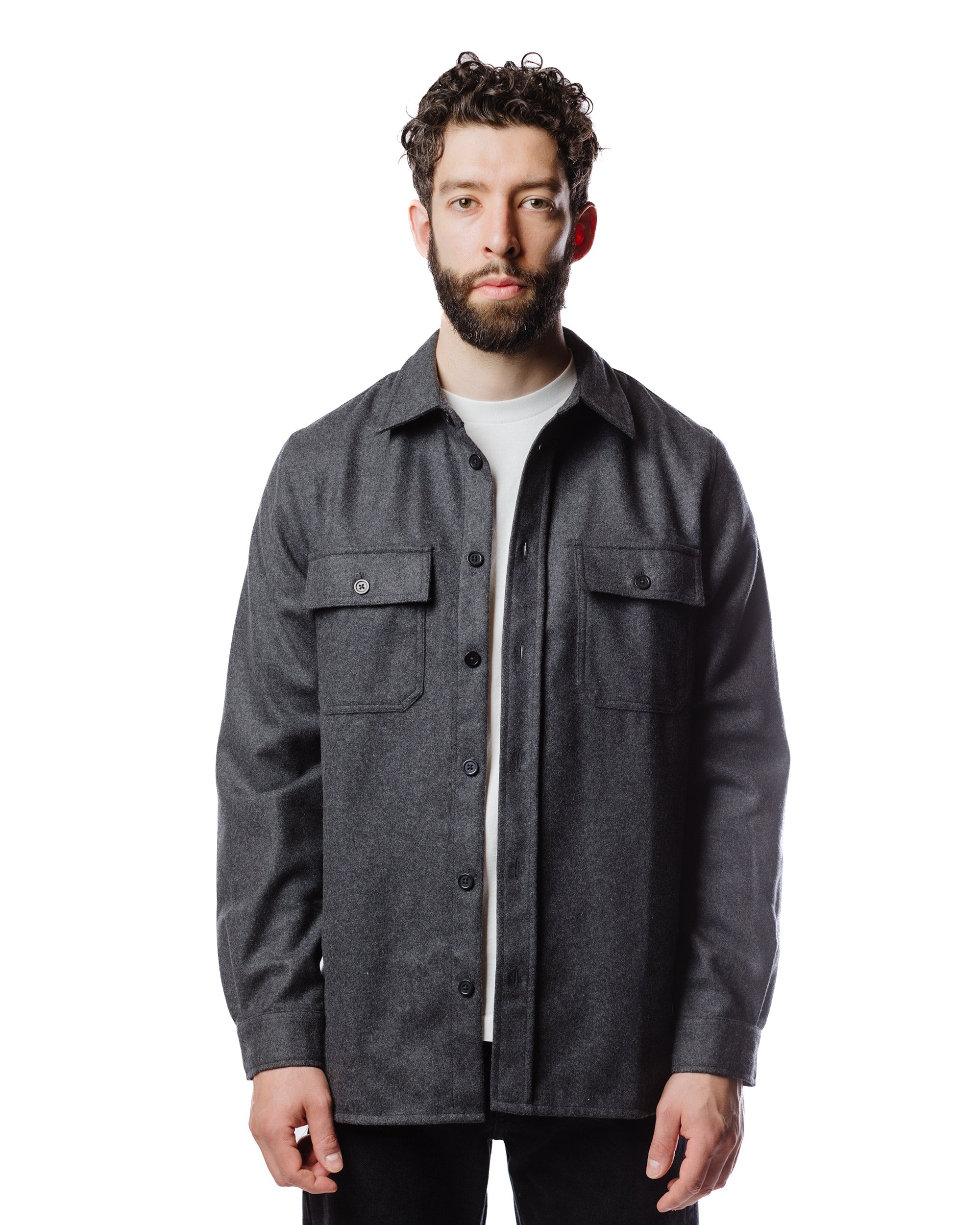Silas Wool Charcoal Melange - 3