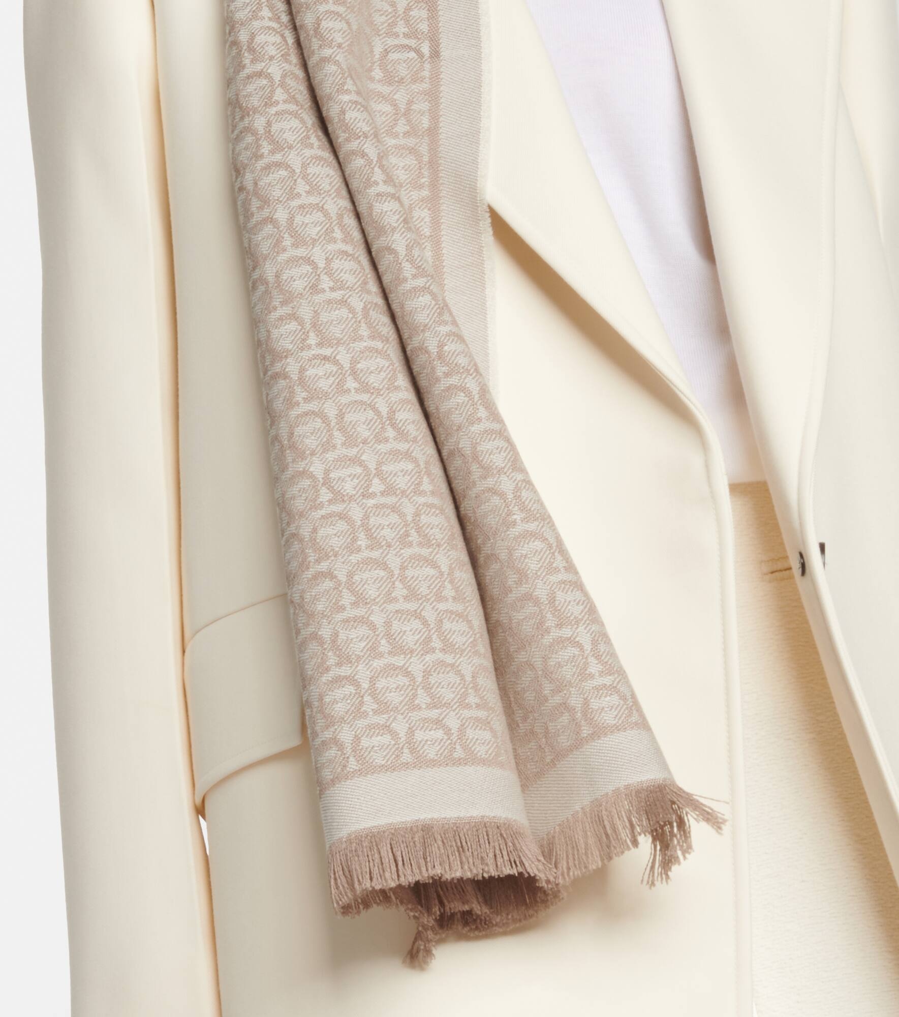 Gancini wool scarf - 3