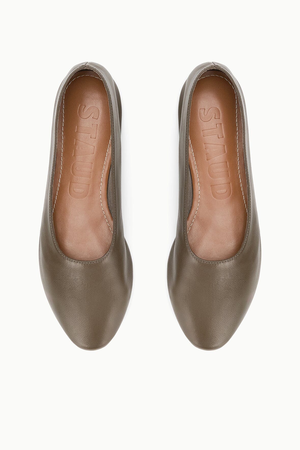 STAUD ALBA BALLET FLAT TRUFFLE - 7