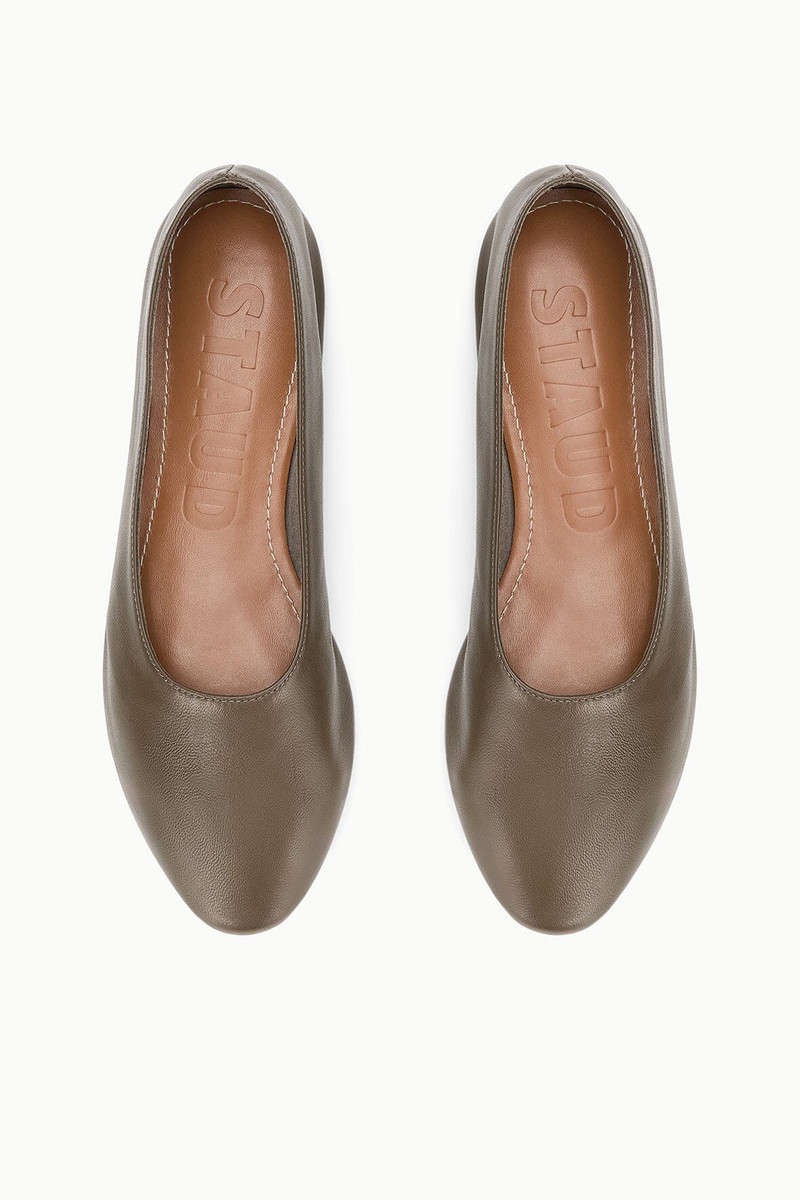 STAUD ALBA BALLET FLAT TRUFFLE 7