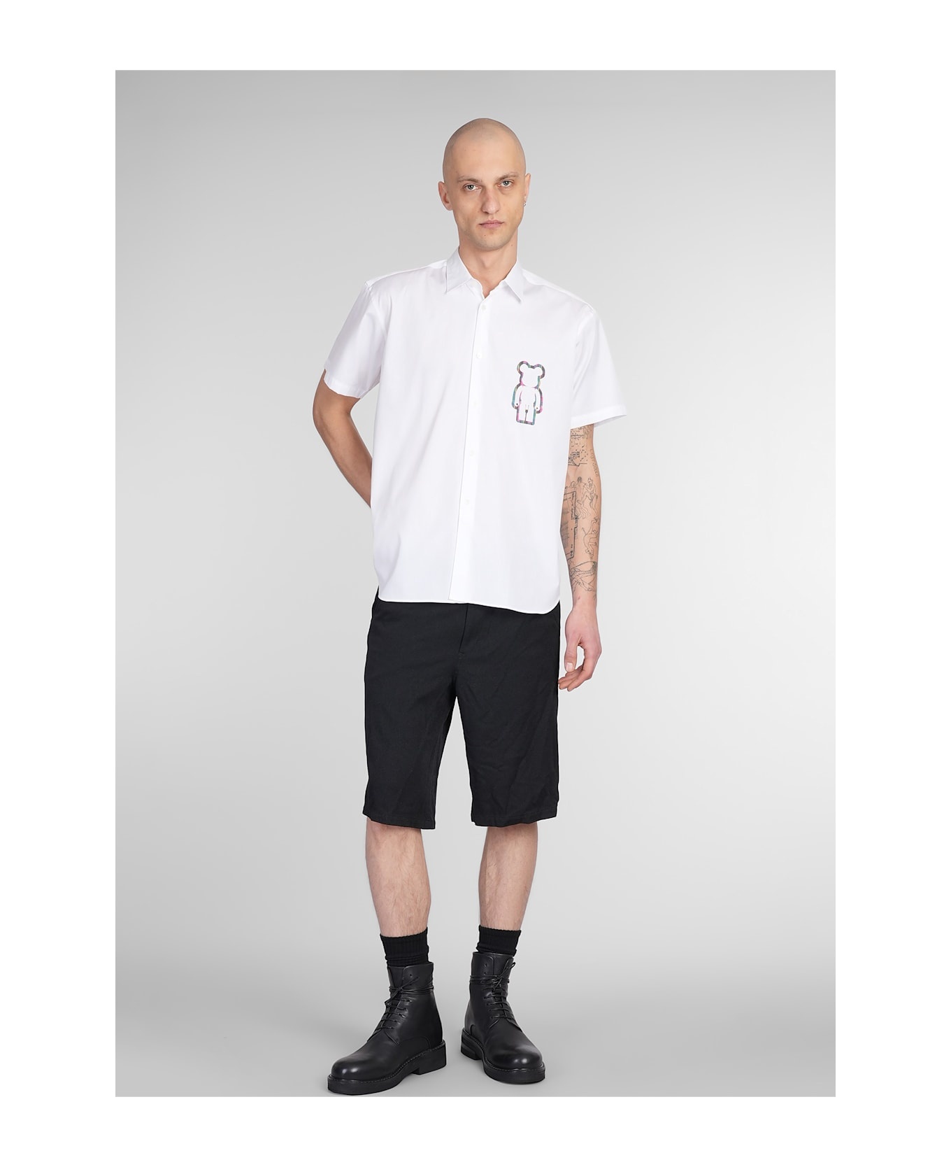 Shorts In Black Polyester - 2