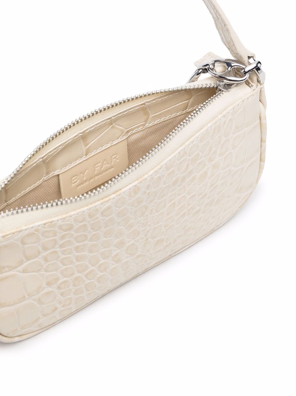 mini Rachel crocodile-effect shoulder bag - 5