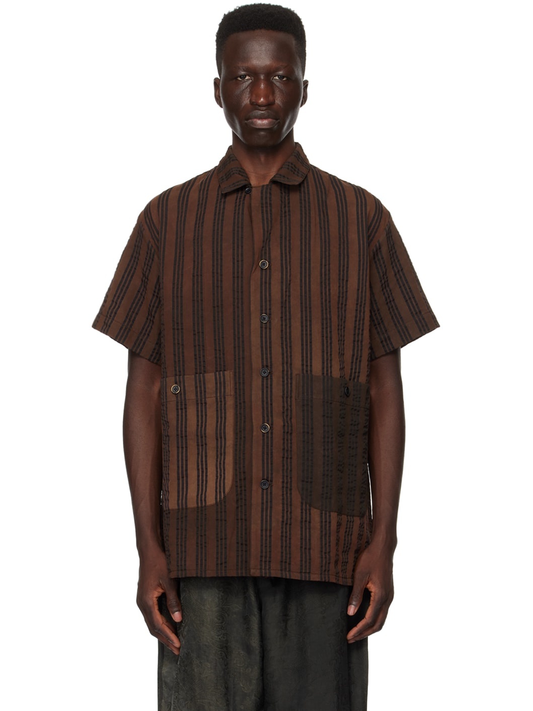 Brown Terry Shirt - 1