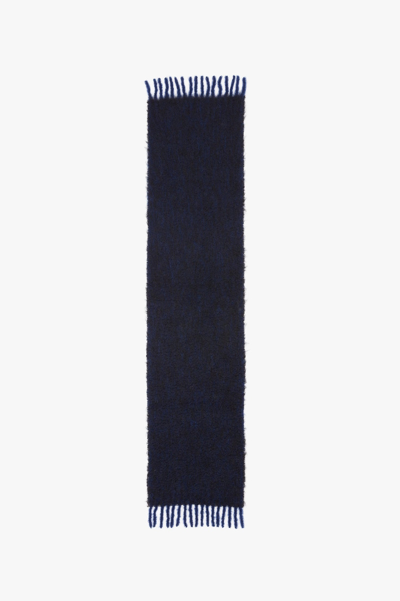 EXCLUSIVE Mohair Scarf In Navy 3