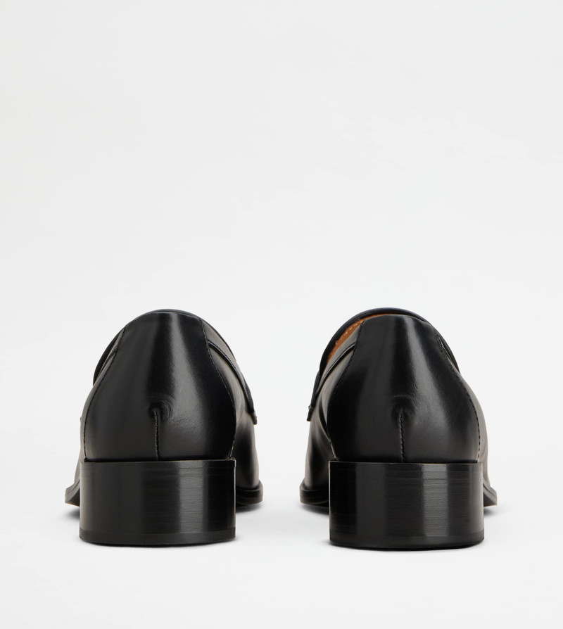 Tod's T TIMELESS LOAFERS IN LEATHER - BLACK outlook