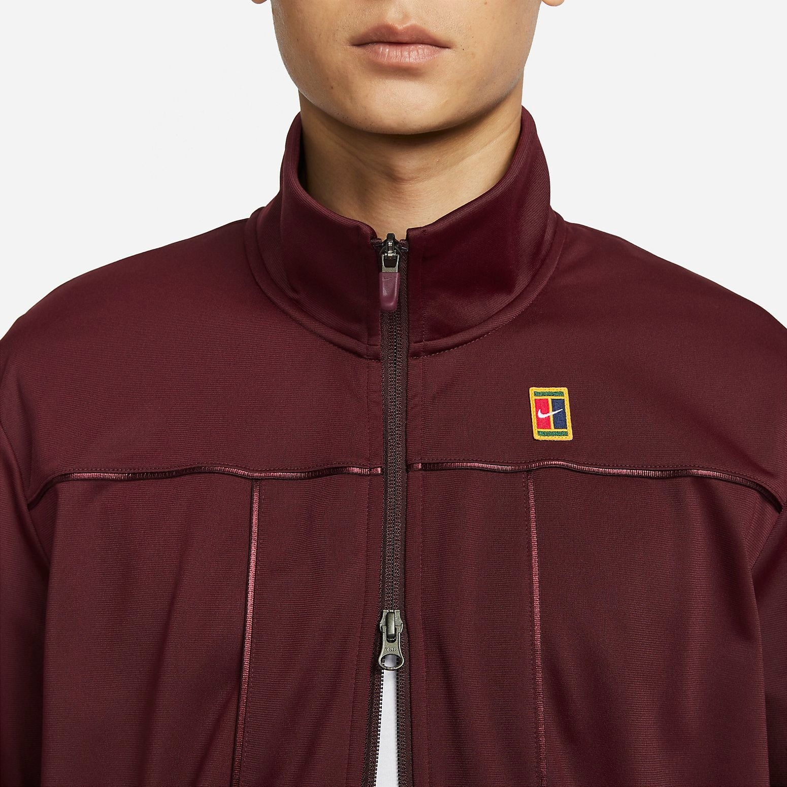 Nike Court Tennis Jacket 'Burgundy' DC2566-652 - 3