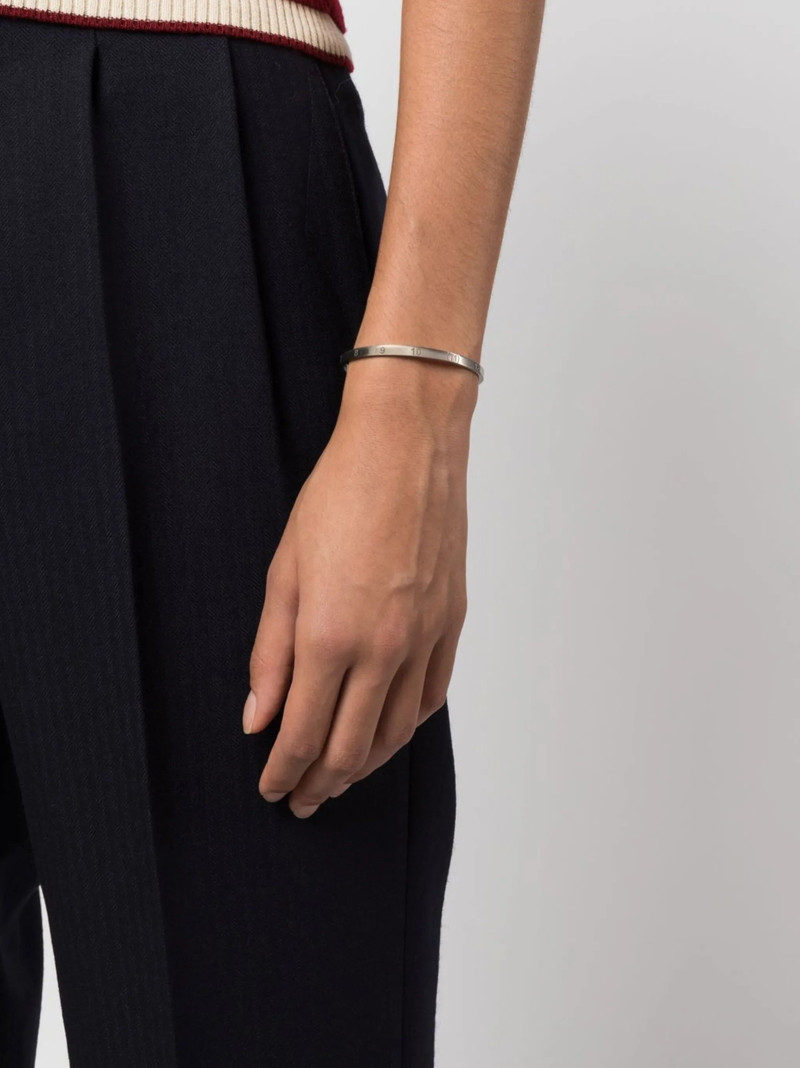 Maison Margiela Maison Margiela Numerical Engraved Cuff Bracelet outlook