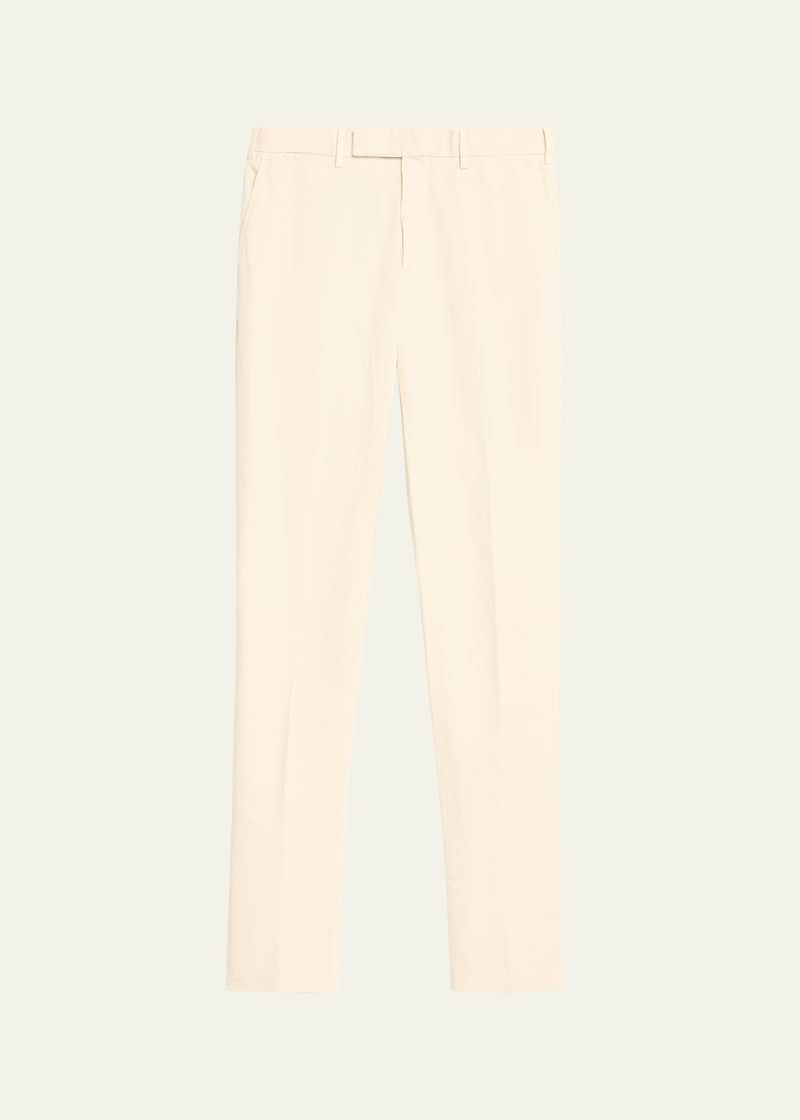 Men's Summer Cotton-Linen Chino Pants 1