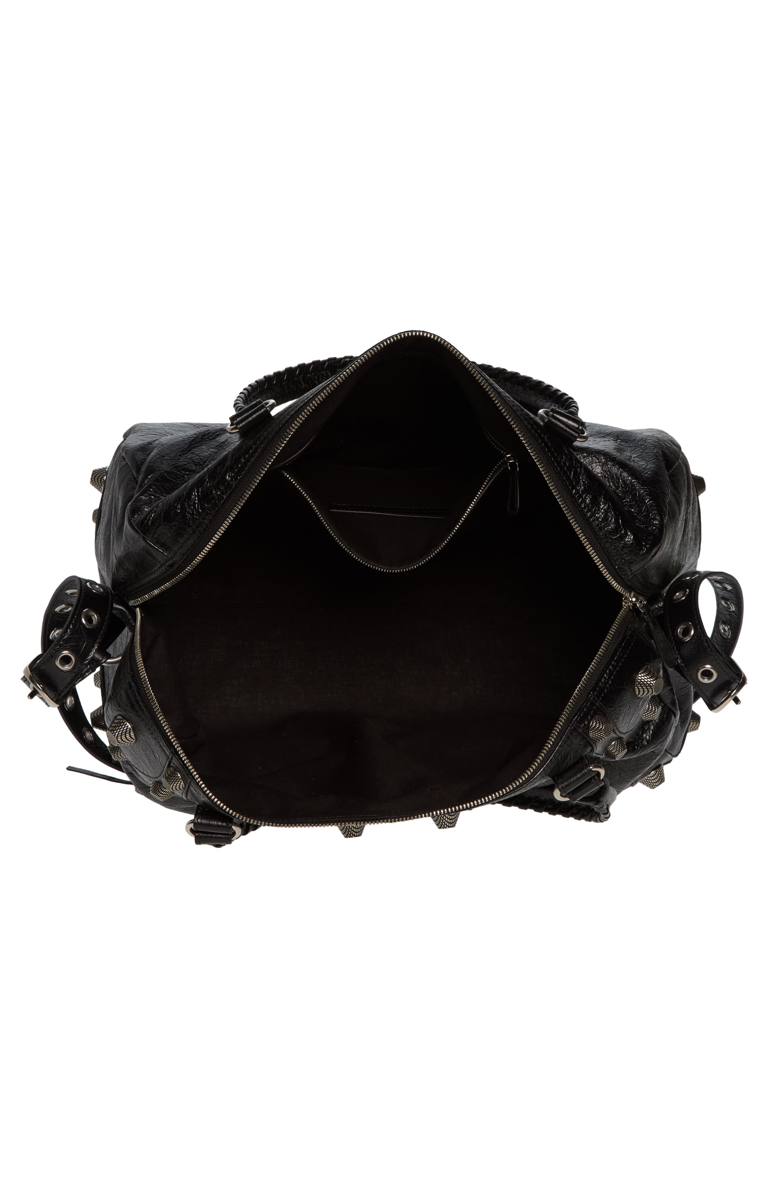 Balenciaga Le Cagole Leather Duffle Bag in Black at Nordstrom - 4
