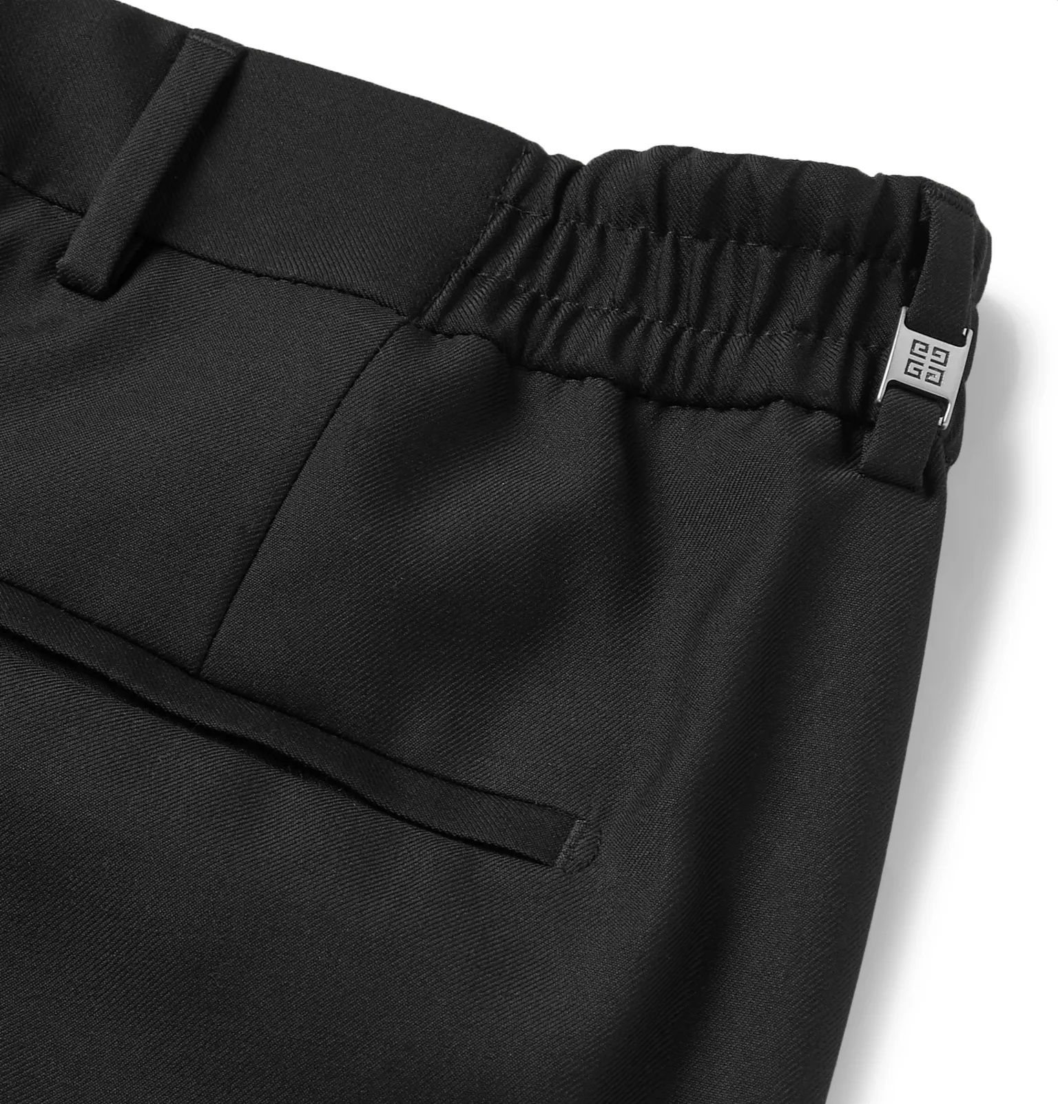 Tapered Wool-Twill Trousers - 5