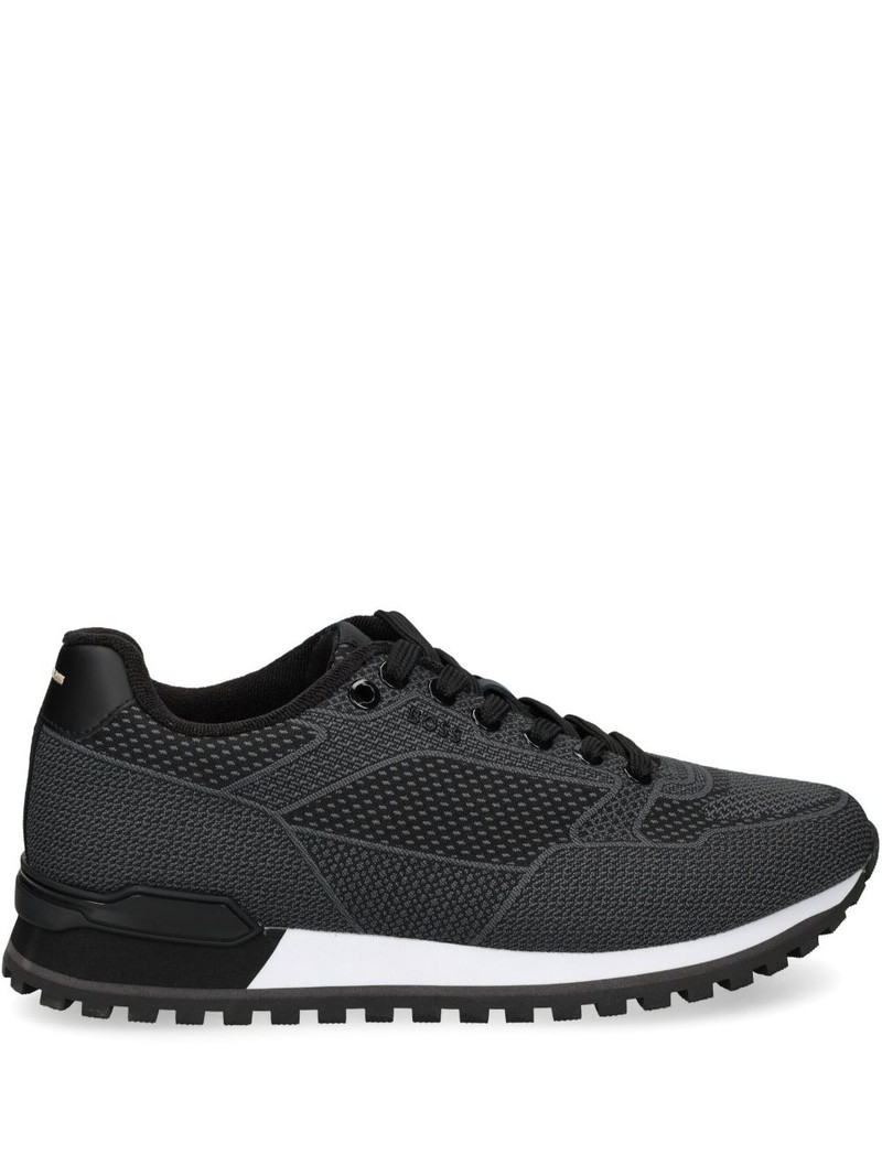 mesh-panelled sneakers 1