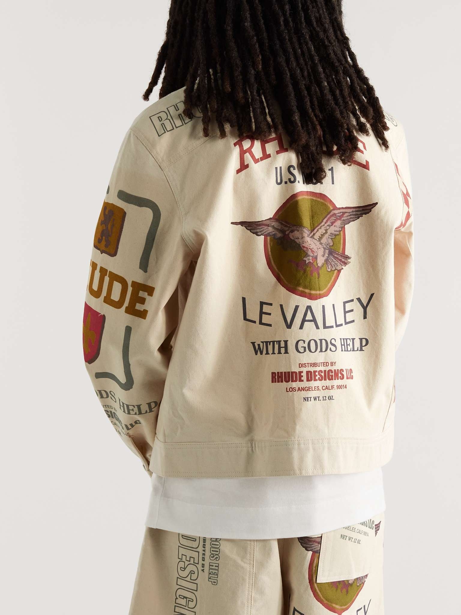 Printed Cotton-Canvas Jacket - 4