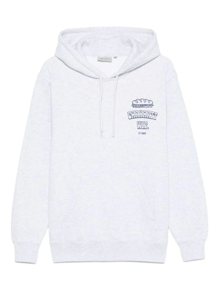 Carhartt Wip Logo Cotton Hoodie - 1